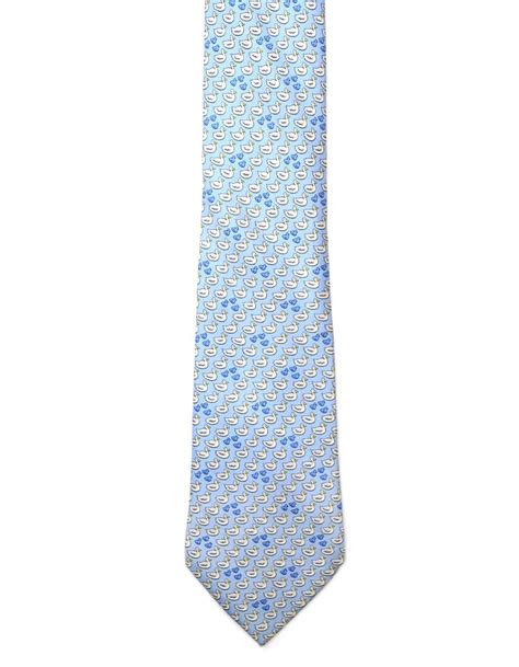 hermes pale blue duck print silk tie|Hermes silk bow ties.